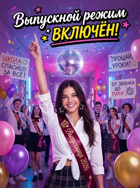 Выпускной режим включен