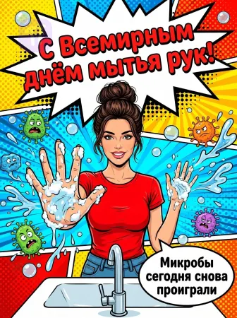 Поп-арт победа над микробами