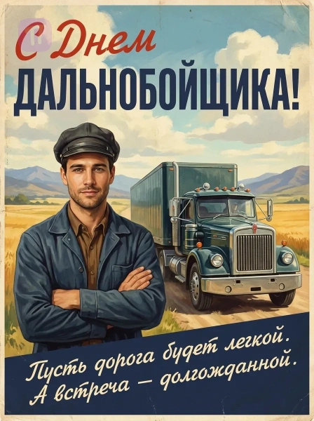 Винтажный дальнобойщик
