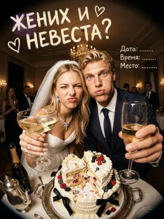 Жених и невеста чудят