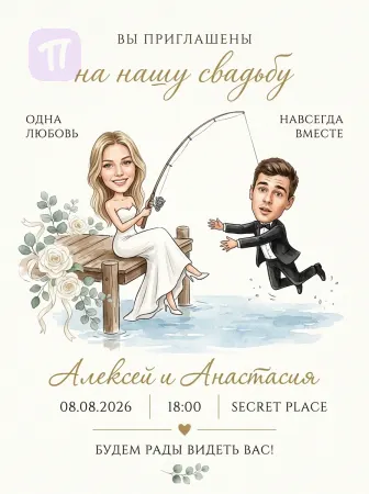 Поймала жениха на крючок!