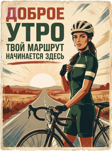 Велосипедное утро