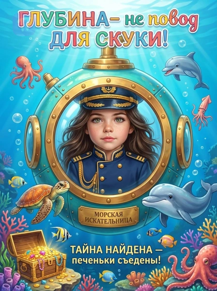 Юная капитанша субмарины