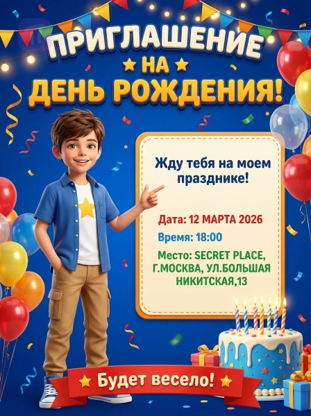Звёздный день рождения
