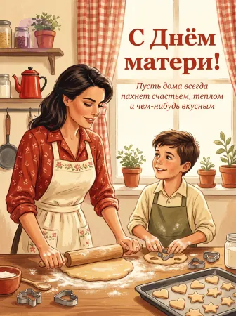 Сладкие моменты с мамой