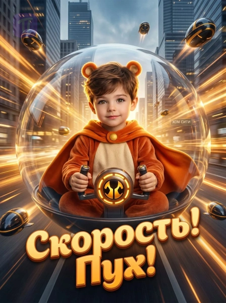 Пушистый гонщик будущего