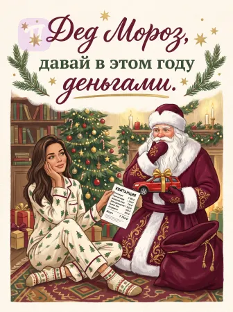 Дед Мороз, давай деньгами