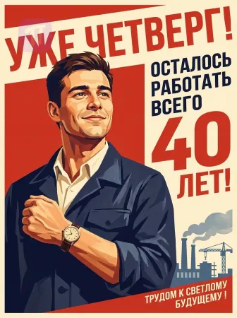До пятницы сорок лет