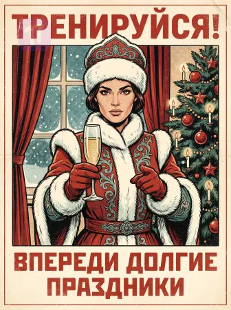 Дерзкая ретро Снегурочка