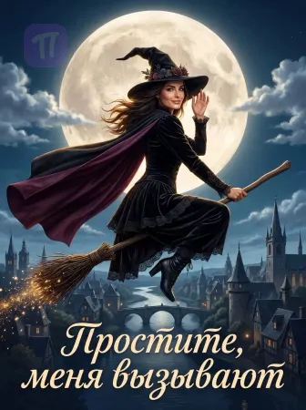 Ведьма летит к луне