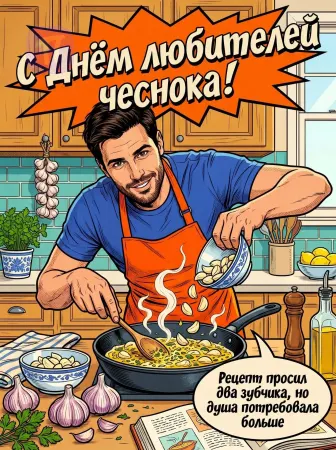 Щедрый чесночный рецепт