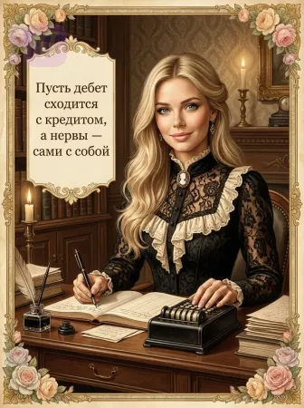 Открытка для бухгалтера