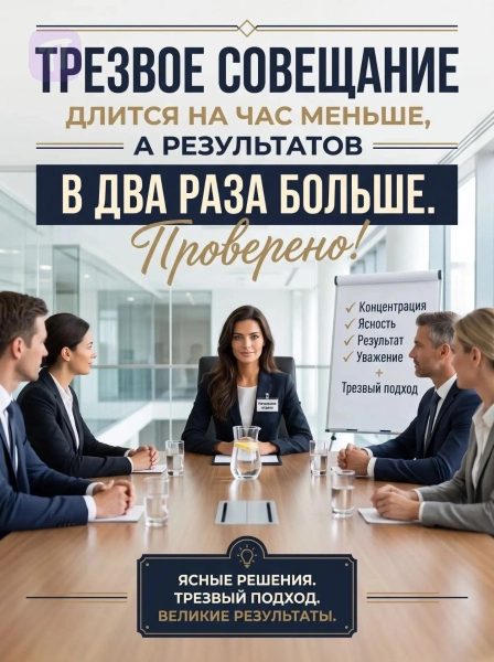Трезвое деловое совещание