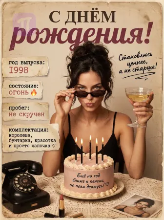 Ретро День Рождение