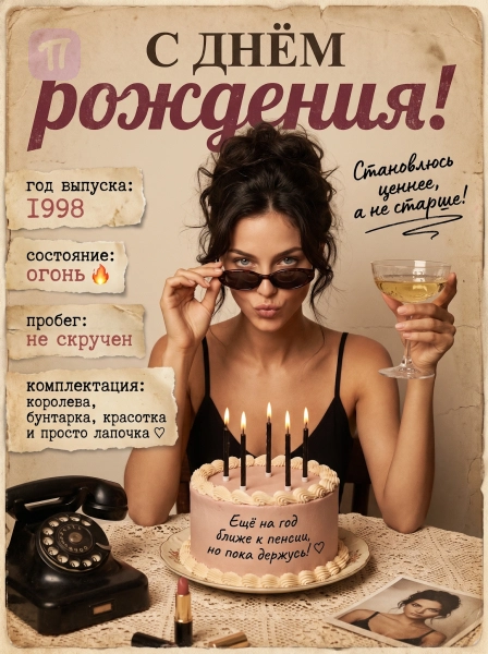 Ретро День Рождение