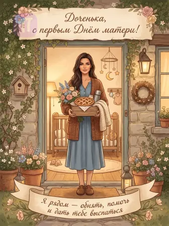 Мамины объятия у порога