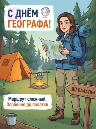 Лесной маршрут географа