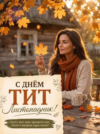 Золотая осень у дома
