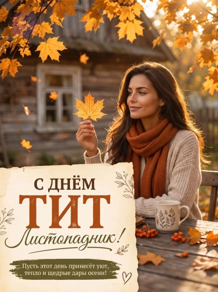 Золотая осень у дома
