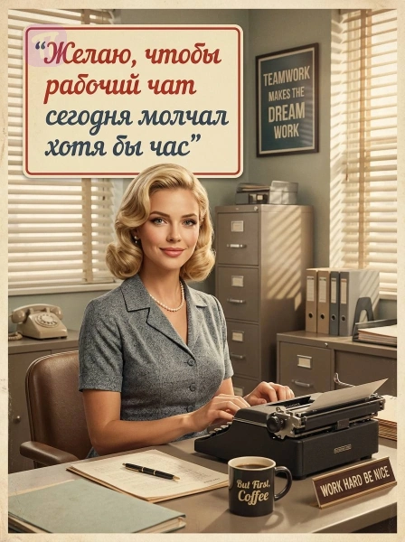 Офисная эстетика прошлого