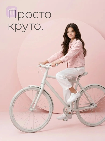 Девочка на велосипеде