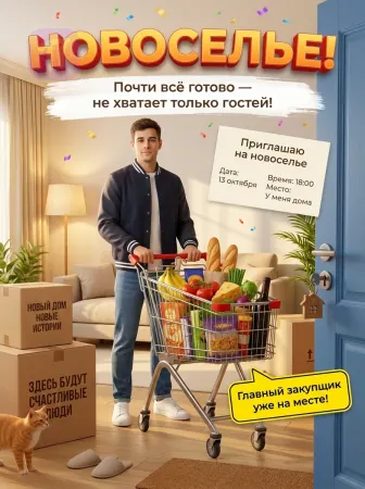Дом есть, где торт?