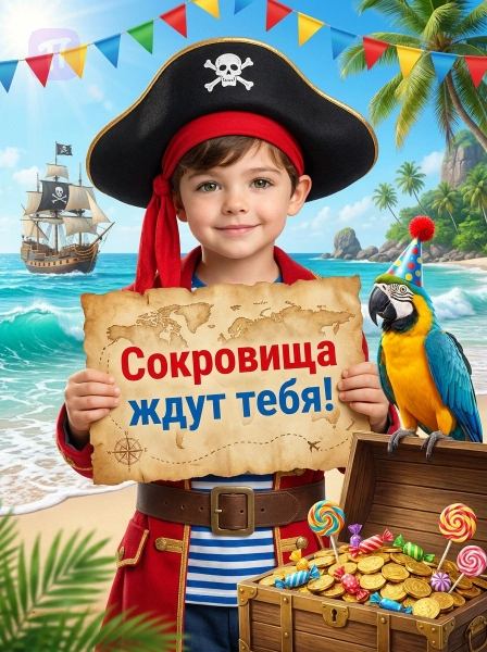 Юный пират