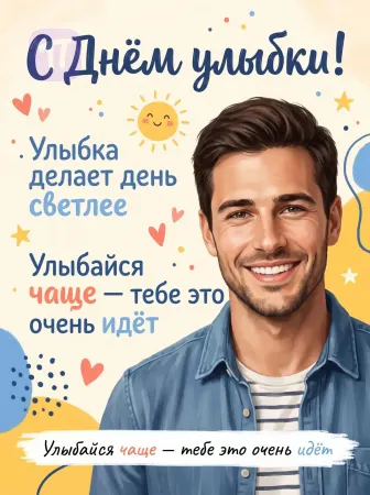 Яркая улыбка