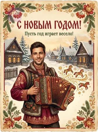 Год играет весело