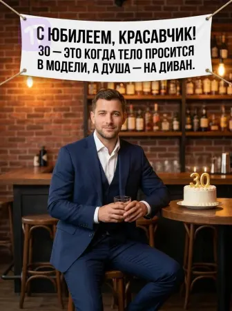 Барный юбилей с самоиронией
