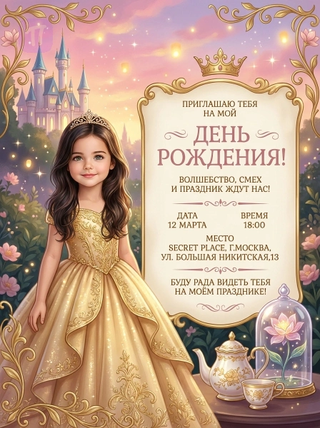Волшебный день принцессы