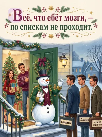 Фейсконтроль от снеговика