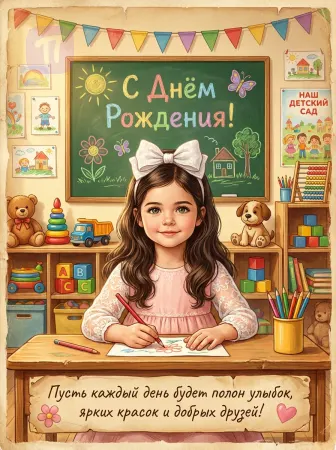 Малышка в садике