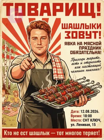 Шашлык зовёт своих