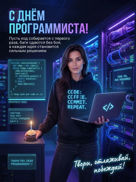 Неоновый триумф программиста