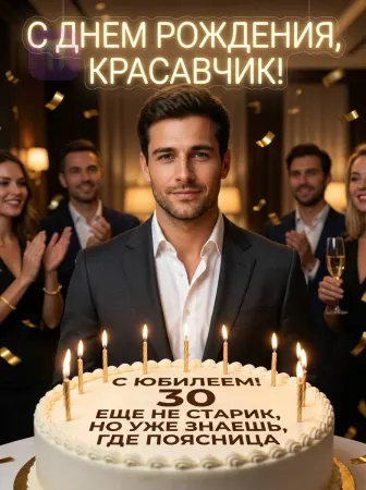 Элегантный мужской юбилей