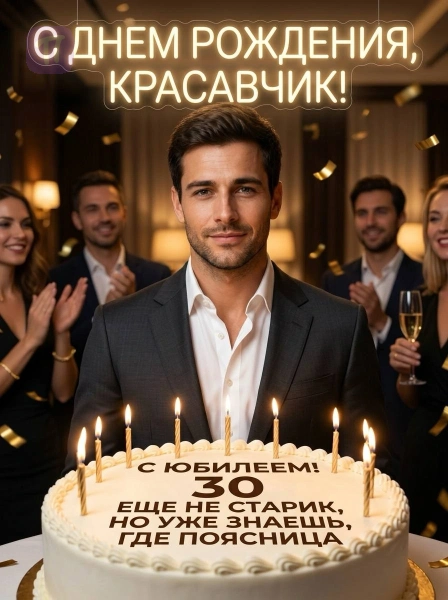 Элегантный мужской юбилей