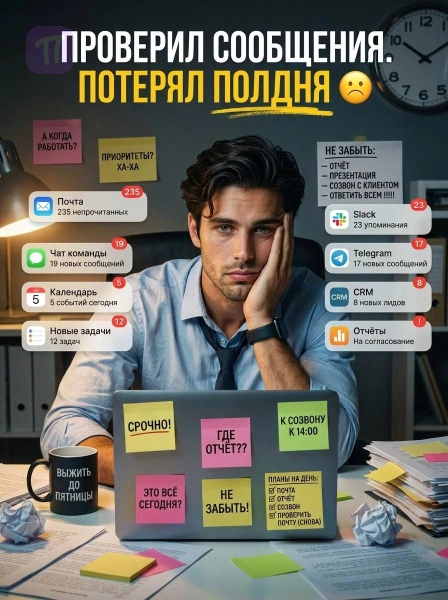 Залип в сообщениях