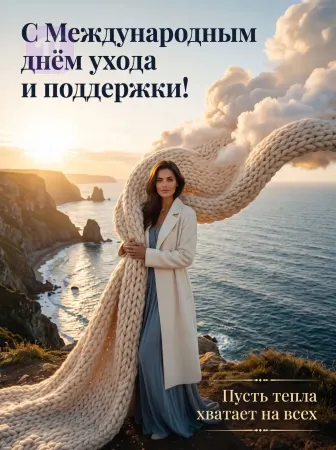 Вязаное облако заботы