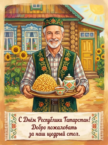 Щедрый татарский стол