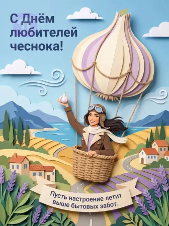Чесночный воздушный шар