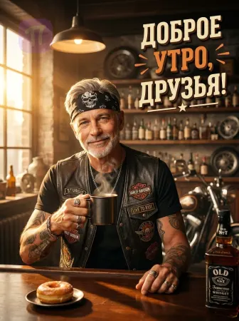 Байкерское доброе утро