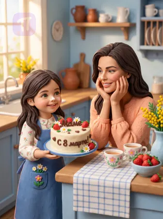 Сладкий сюрприз от дочки