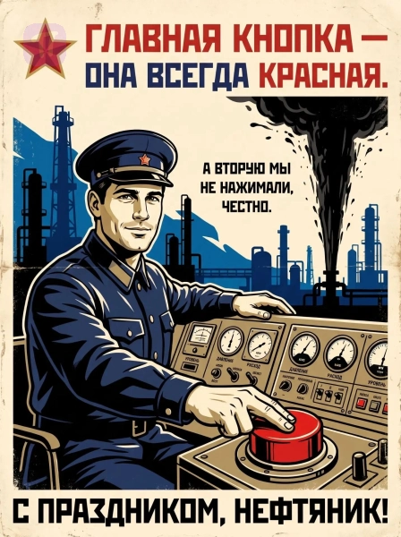 Красная кнопка нефтяника