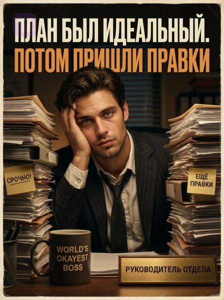 Идеальный план vs правки