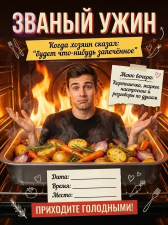 Ужин с поджаркой