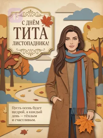 Элегантная осенняя леди