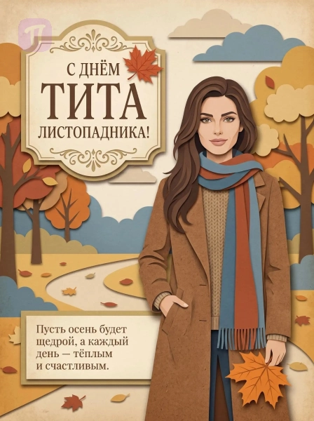 Элегантная осенняя леди
