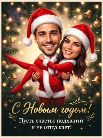 Счастье в новогодних объятиях