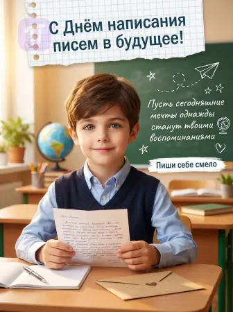 Письмо школьника в будущее